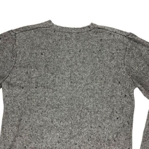 Aeropostale Sweater Men XL Gray Chunky Knit Crew Neck Fair Isle Bohemian Holiday - Picture 6 of 16